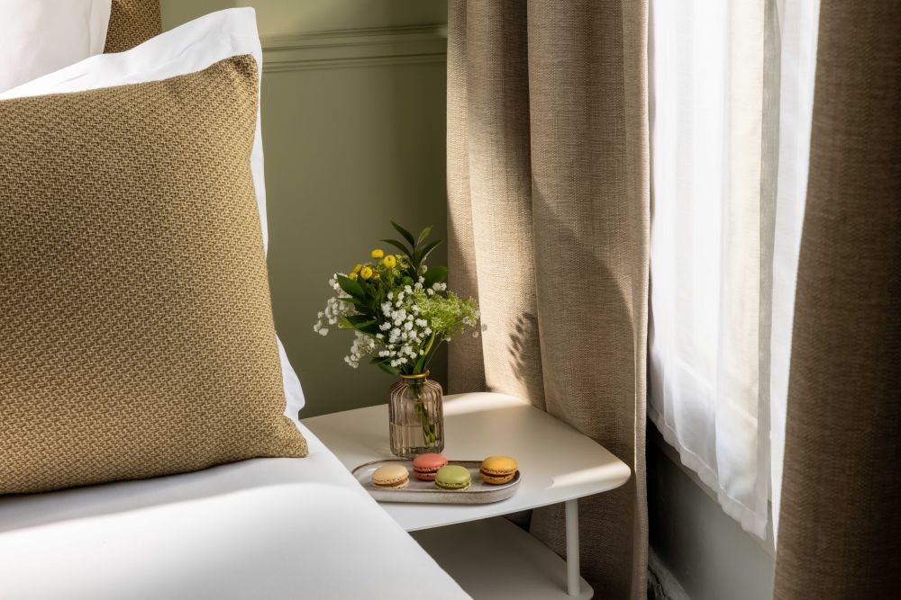 chambre classique hotel marais home new decoration vert sauge